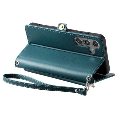 For Samsung Galaxy A16 5G Leather Case with Wrist Strap Wallet Stand Phone Cover