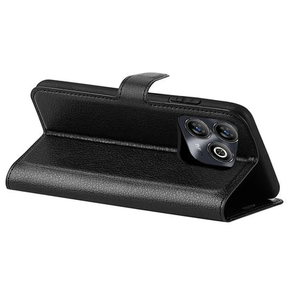 For ZTE Blade A75 4G Case Litchi Texture Shockproof Leather Wallet Phone Cover