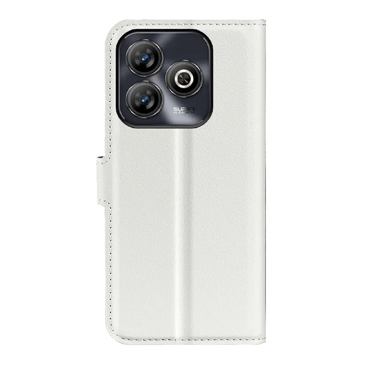 For ZTE Blade A75 4G Case Litchi Texture Shockproof Leather Wallet Phone Cover