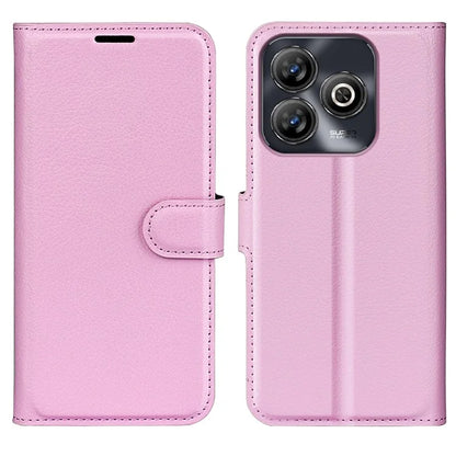 For ZTE Blade A75 4G Case Litchi Texture Shockproof Leather Wallet Phone Cover
