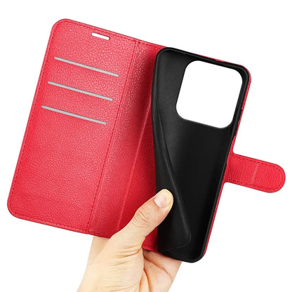 For ZTE Blade A75 4G Case Litchi Texture Shockproof Leather Wallet Phone Cover