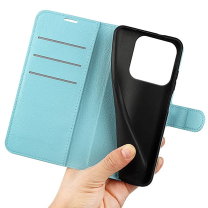 For ZTE Blade A75 4G Case Litchi Texture Shockproof Leather Wallet Phone Cover