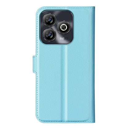 For ZTE Blade A75 4G Case Litchi Texture Shockproof Leather Wallet Phone Cover