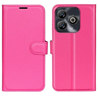 For ZTE Blade A75 4G Case Litchi Texture Shockproof Leather Wallet Phone Cover