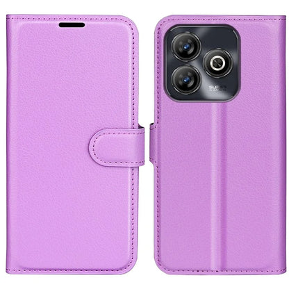 For ZTE Blade A75 4G Case Litchi Texture Shockproof Leather Wallet Phone Cover