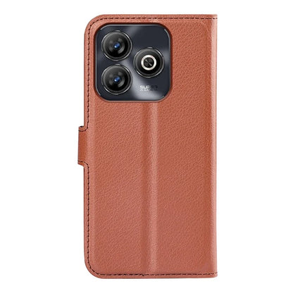 For ZTE Blade A75 4G Case Litchi Texture Shockproof Leather Wallet Phone Cover