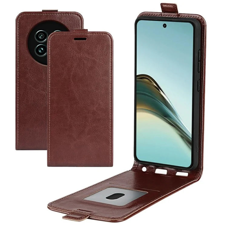 For Realme 13 Pro 5G Case with Card Slots Vertical Flip Leather Phone Cover