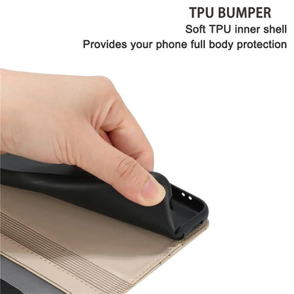 For Google Pixel 9 / 9 Pro Case with Wrist Strap Leather Phone Cover Wall Cats Pattern
