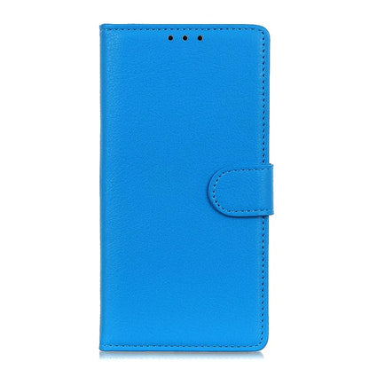 For iPhone SE (2024) Wallet Case PU Leather Phone Cover Litchi Texture