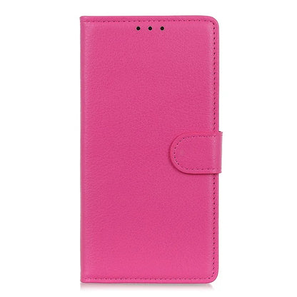 For iPhone SE (2024) Wallet Case PU Leather Phone Cover Litchi Texture