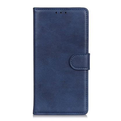 For iPhone SE (2024) Stand Wallet Case Cowhide Texture Leather Phone Cover
