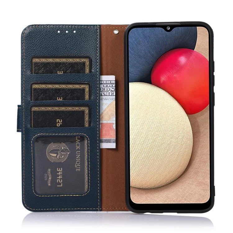 KHAZNEH For iPhone SE (2024) Case RFID Blocking Wallet PU Leather Phone Cover