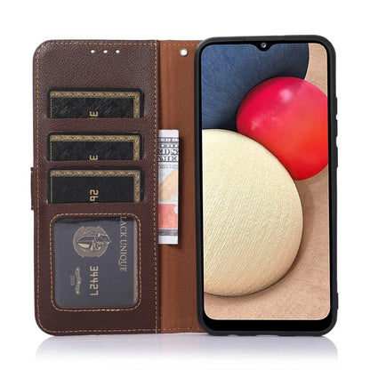 KHAZNEH For iPhone SE (2024) Case RFID Blocking Wallet PU Leather Phone Cover