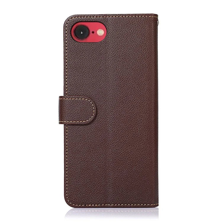 KHAZNEH For iPhone SE (2024) Case RFID Blocking Wallet PU Leather Phone Cover