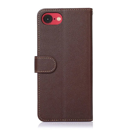 KHAZNEH For iPhone SE (2024) Case RFID Blocking Wallet PU Leather Phone Cover