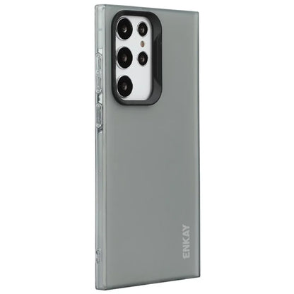 ENKAY HAT PRINCE For Samsung Galaxy S24 Ultra Case Translucent Matte TPU Shockproof Phone Case