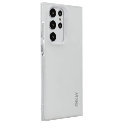 ENKAY HAT PRINCE For Samsung Galaxy S24 Ultra Case Translucent Matte TPU Shockproof Phone Case
