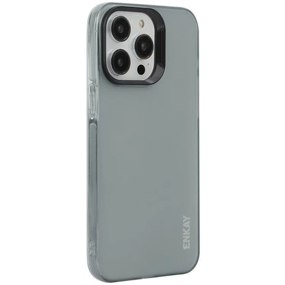 ENKAY HAT PRINCE For iPhone 15 Pro Case Translucent Matte TPU Shockproof Phone Case
