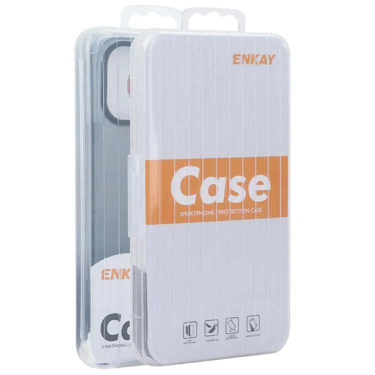 ENKAY HAT PRINCE For iPhone 15 Pro Max Case Translucent Matte TPU Shockproof Phone Case