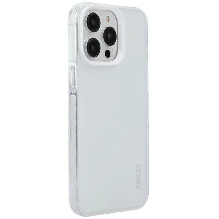 ENKAY HAT PRINCE For iPhone 15 Pro Max Case Translucent Matte TPU Shockproof Phone Case