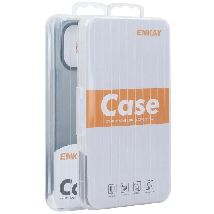 ENKAY HAT PRINCE For iPhone 15 Plus Case Translucent Matte TPU Shockproof Phone Case