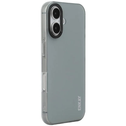 ENKAY HAT PRINCE For iPhone 16 Case Translucent Matte TPU Shockproof Phone Case