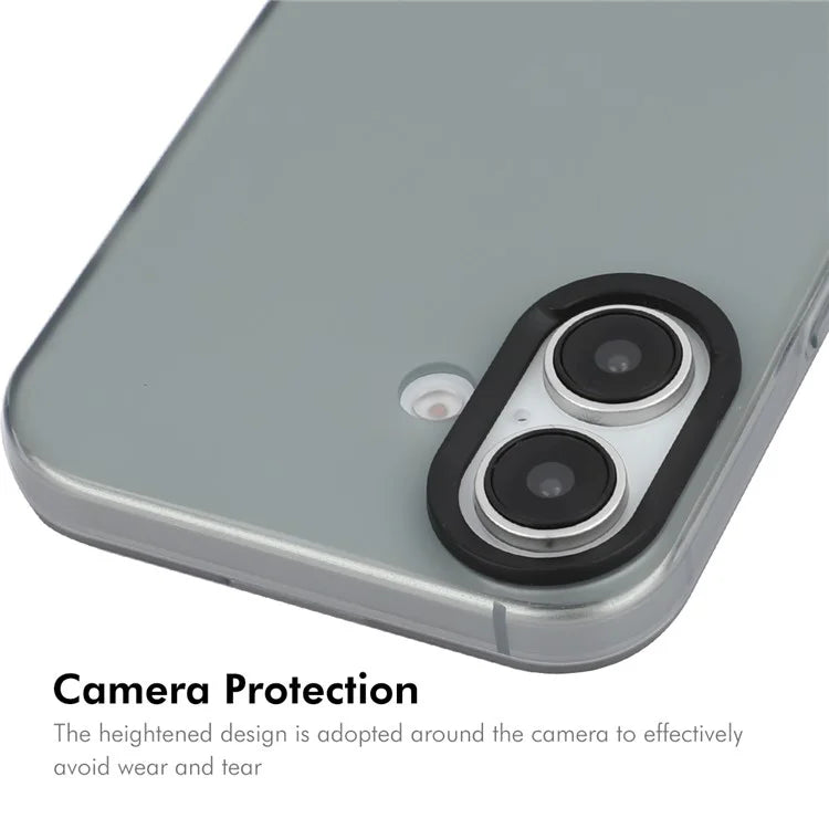 ENKAY HAT PRINCE For iPhone 16 Case Translucent Matte TPU Shockproof Phone Case