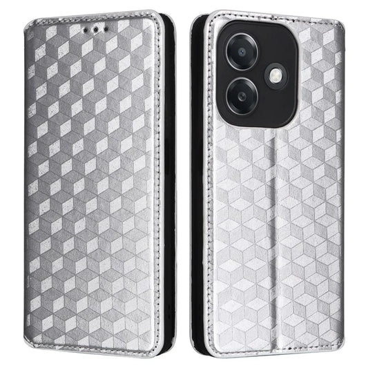 For Oppo A3 4G /  A3 5G / A3x 4G / A3x 5G / A40M 4G / A40 4G Wallet Case Rhombus Imprinted Leather Phone Cover