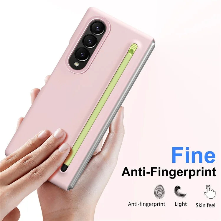 For Samsung Galaxy Z Fold4 5G Case Hard PC Phone Cover with Stylus