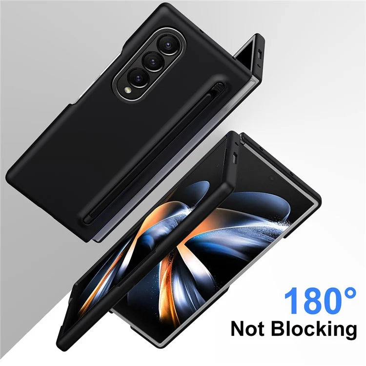 For Samsung Galaxy Z Fold4 5G Case Hard PC Phone Cover with Stylus