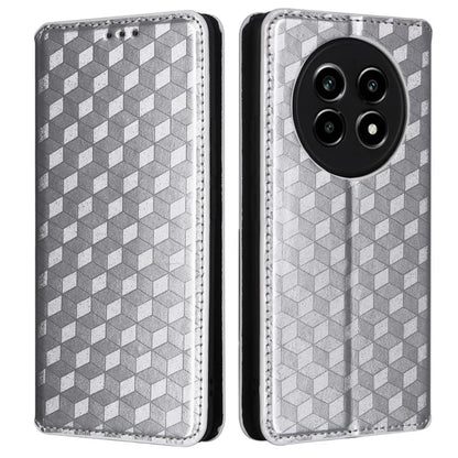 For Realme 13 Pro+ 5G / 13 Pro 5G Wallet Case Rhombus Imprinted Leather Phone Cover