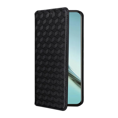 For Realme 13 Pro+ 5G / 13 Pro 5G Wallet Case Rhombus Imprinted Leather Phone Cover