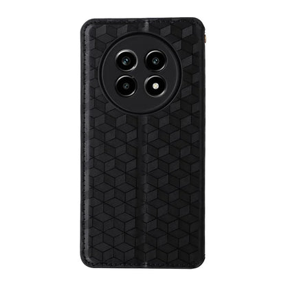 For Realme 13 Pro+ 5G / 13 Pro 5G Wallet Case Rhombus Imprinted Leather Phone Cover