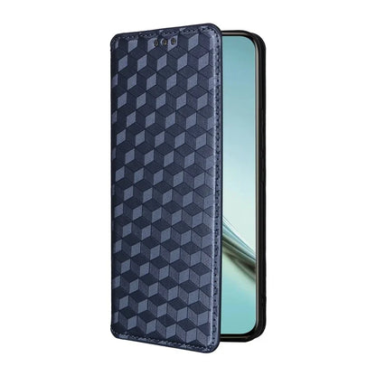 For Realme 13 Pro+ 5G / 13 Pro 5G Wallet Case Rhombus Imprinted Leather Phone Cover