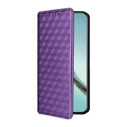 For Realme 13 Pro+ 5G / 13 Pro 5G Wallet Case Rhombus Imprinted Leather Phone Cover