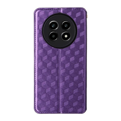 For Realme 13 Pro+ 5G / 13 Pro 5G Wallet Case Rhombus Imprinted Leather Phone Cover