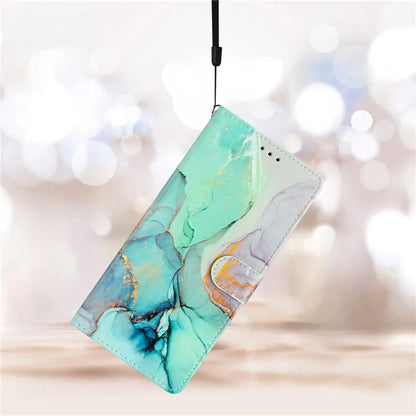 For Samsung Galaxy S24 FE Wallet Case PU Leather Pattern Printing Stand Phone Cover with Strap