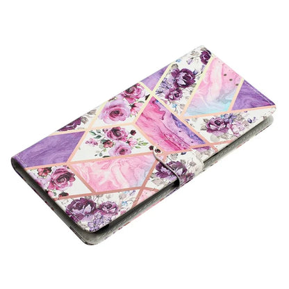 For Samsung Galaxy S24 FE Wallet Case PU Leather Pattern Printing Stand Phone Cover with Strap