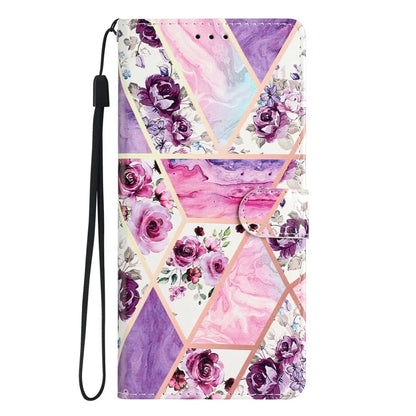 For Samsung Galaxy S24 FE Wallet Case PU Leather Pattern Printing Stand Phone Cover with Strap