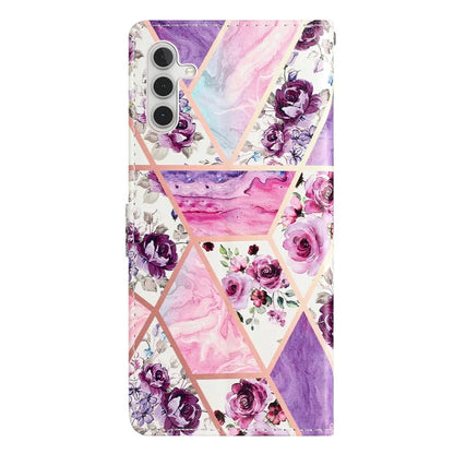 For Samsung Galaxy S24 FE Wallet Case PU Leather Pattern Printing Stand Phone Cover with Strap