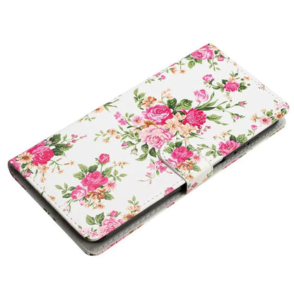 For Samsung Galaxy S24 FE Wallet Case PU Leather Pattern Printing Stand Phone Cover with Strap