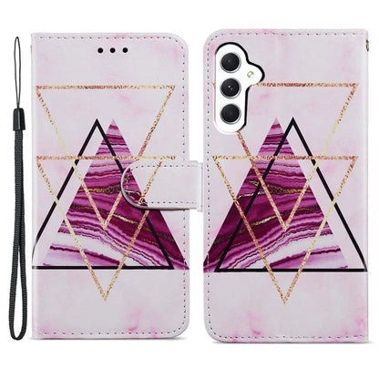 For Samsung Galaxy S24 FE Wallet Case PU Leather Pattern Printing Stand Phone Cover with Strap