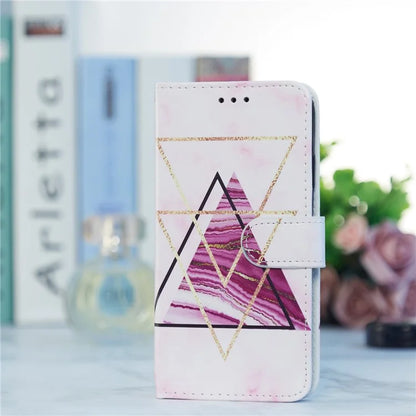 For Samsung Galaxy S24 FE Wallet Case PU Leather Pattern Printing Stand Phone Cover with Strap