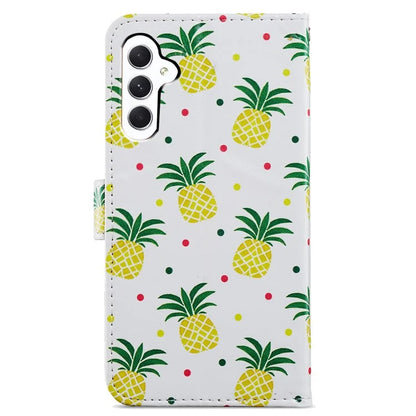 For Samsung Galaxy S24 FE Wallet Case PU Leather Pattern Printing Stand Phone Cover with Strap