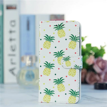 For Samsung Galaxy S24 FE Wallet Case PU Leather Pattern Printing Stand Phone Cover with Strap