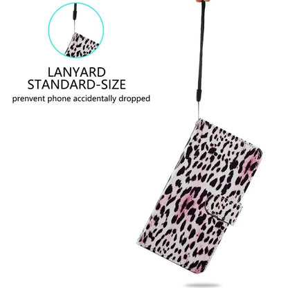 For Samsung Galaxy S24 FE Wallet Case PU Leather Pattern Printing Stand Phone Cover with Strap