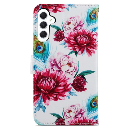 For Samsung Galaxy S24 FE Wallet Case PU Leather Pattern Printing Stand Phone Cover with Strap
