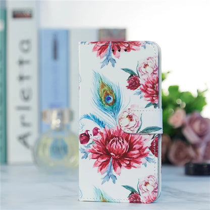 For Samsung Galaxy S24 FE Wallet Case PU Leather Pattern Printing Stand Phone Cover with Strap