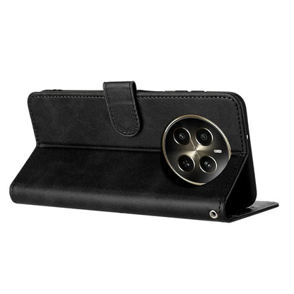 For Realme Narzo 70 5G / Narzo 70 Pro 5G / P1 5G / 12 4G / 12+ 5G Case Flip Stand PU Leather Wallet Phone Cover Calf Texture
