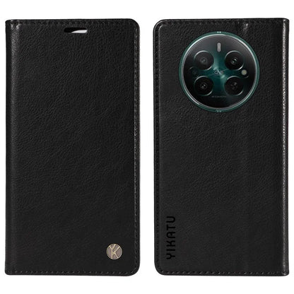 YIKATU YK-006 For Realme Narzo 70 5G / Narzo 70 Pro 5G / P1 5G / 12 4G / 12+ 5G Case Wallet Litchi Grain Leather Phone Cover